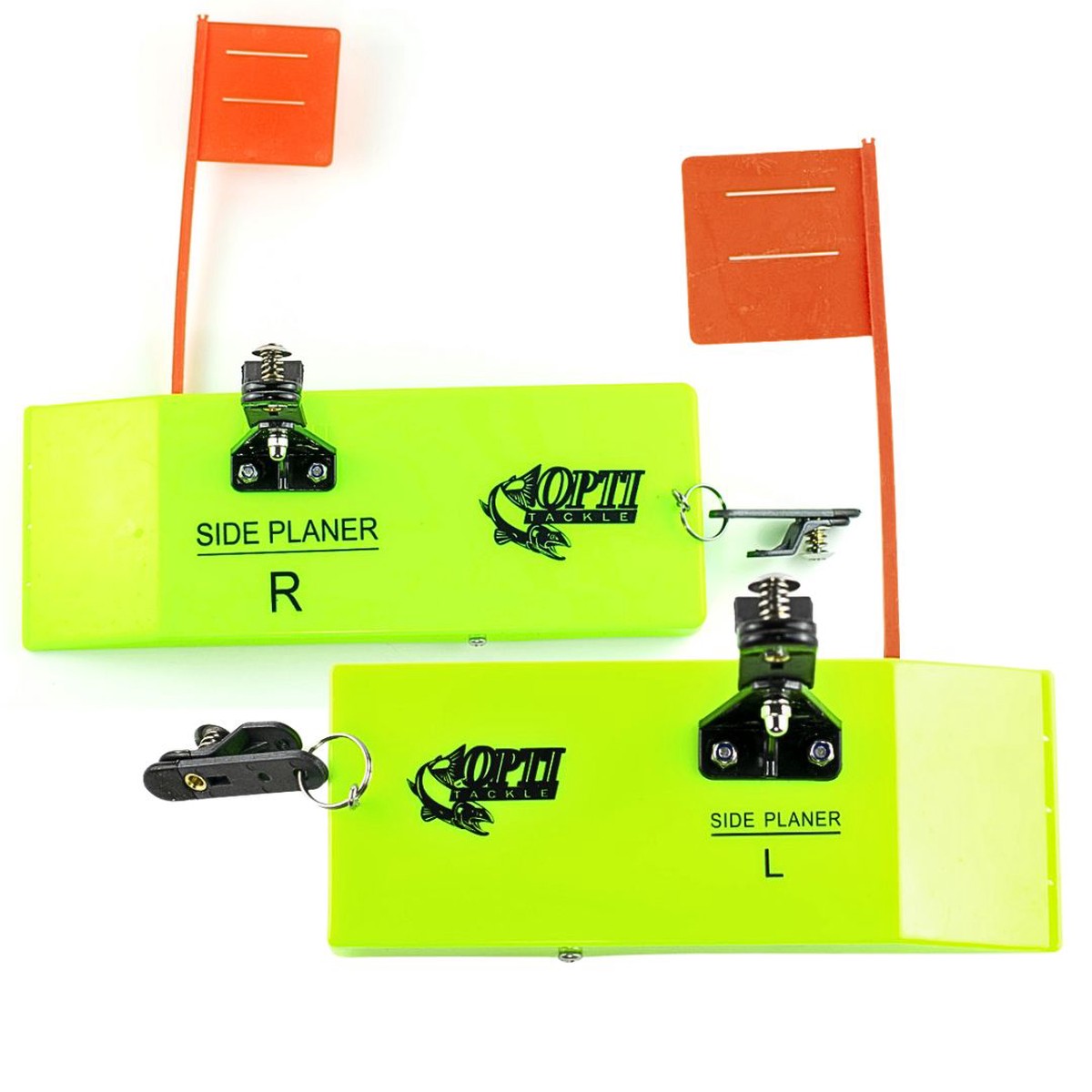 Opti Tackle – Planer Board with Spring Flag System