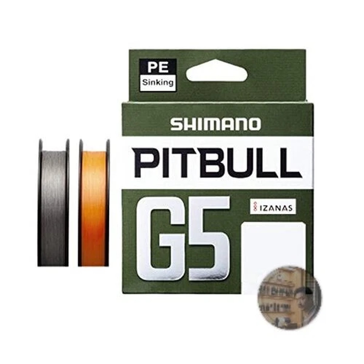Shimano Pitbull G5 LD-M41U 100m High Visibility Orange PE Fishing Line 1.2#