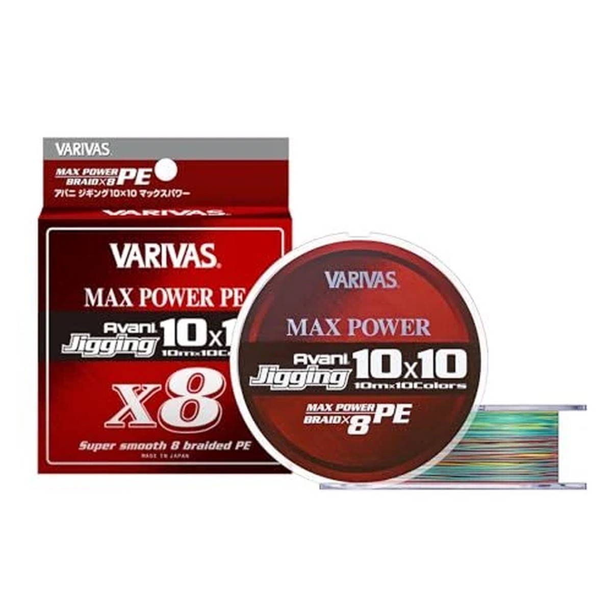 VARIVAS 8 strands PE line Avani Jigging 1010 Max Power PE X8 Fishing Lines