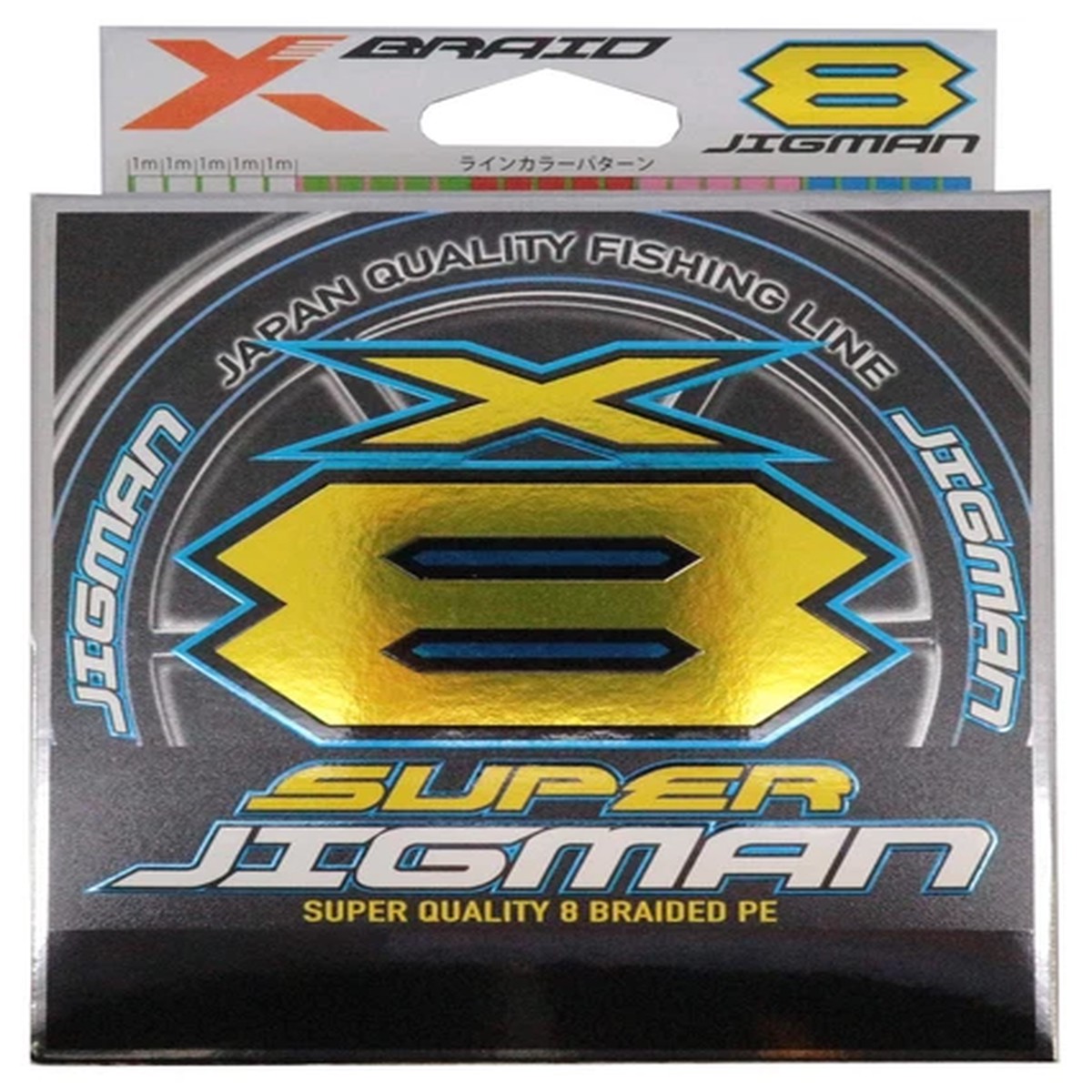 YGK X BRADE SUPER JIGMAN X8 300m #1.2 25lb PE Fishing Line Braided 5 colors NEW