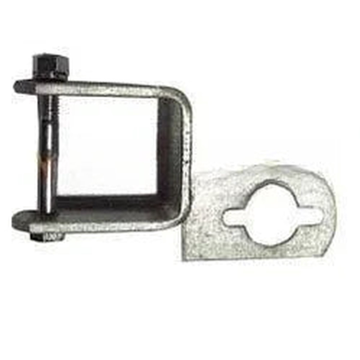 2″ X 2″ Clamp On + Flag Gal Support Bracket