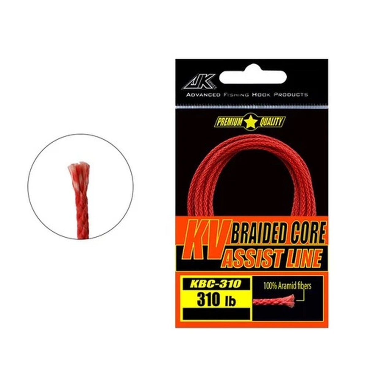 Heavy duty 100 310LB PE Hollow Core Fishing Assist Line for Binding Hooks