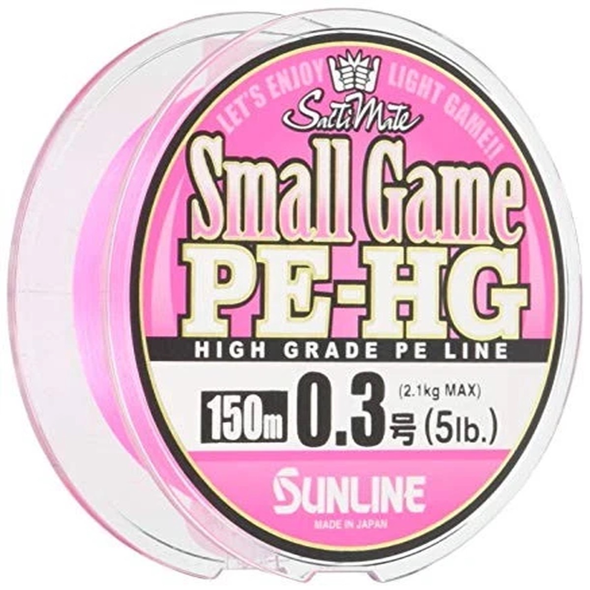 SUNLINE PE Line Saltimate Small Game HG 150m No. 0.3 5lb Sakura PinkNEW
