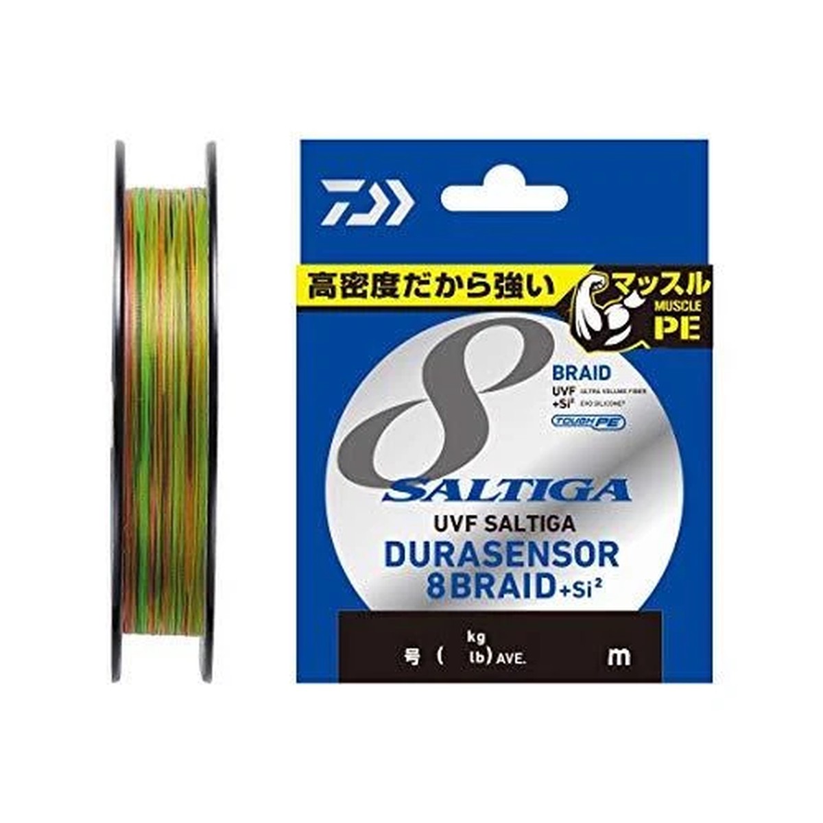 Daiwa Fishing PE Line UVF SALTIGA DURA SENSOR X8 Si2 200m #1.2/21lb