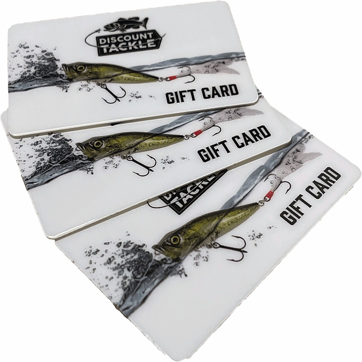 Discount Tackle Gift Cards – Shipped Physical Card with Envelope