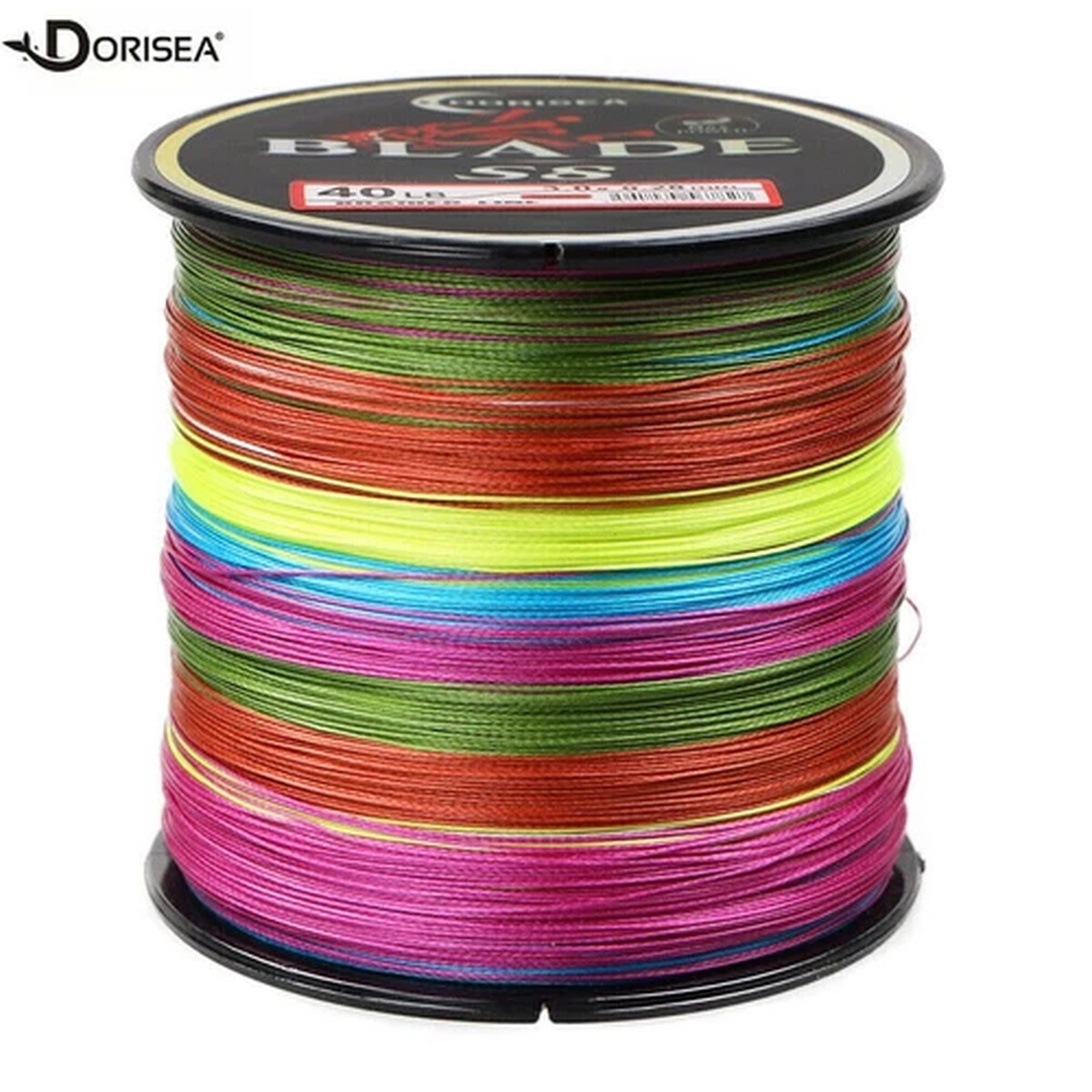 DORISEA BLADE 8 Strands Multi-Color PE Braided Fishing Line 100M 300M 500M 1000M