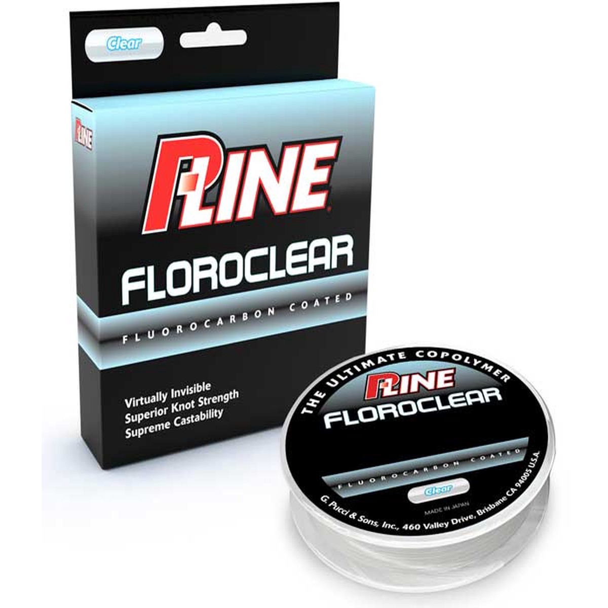 P-Line Floroclear Fluorocarbon Coated Line Clear