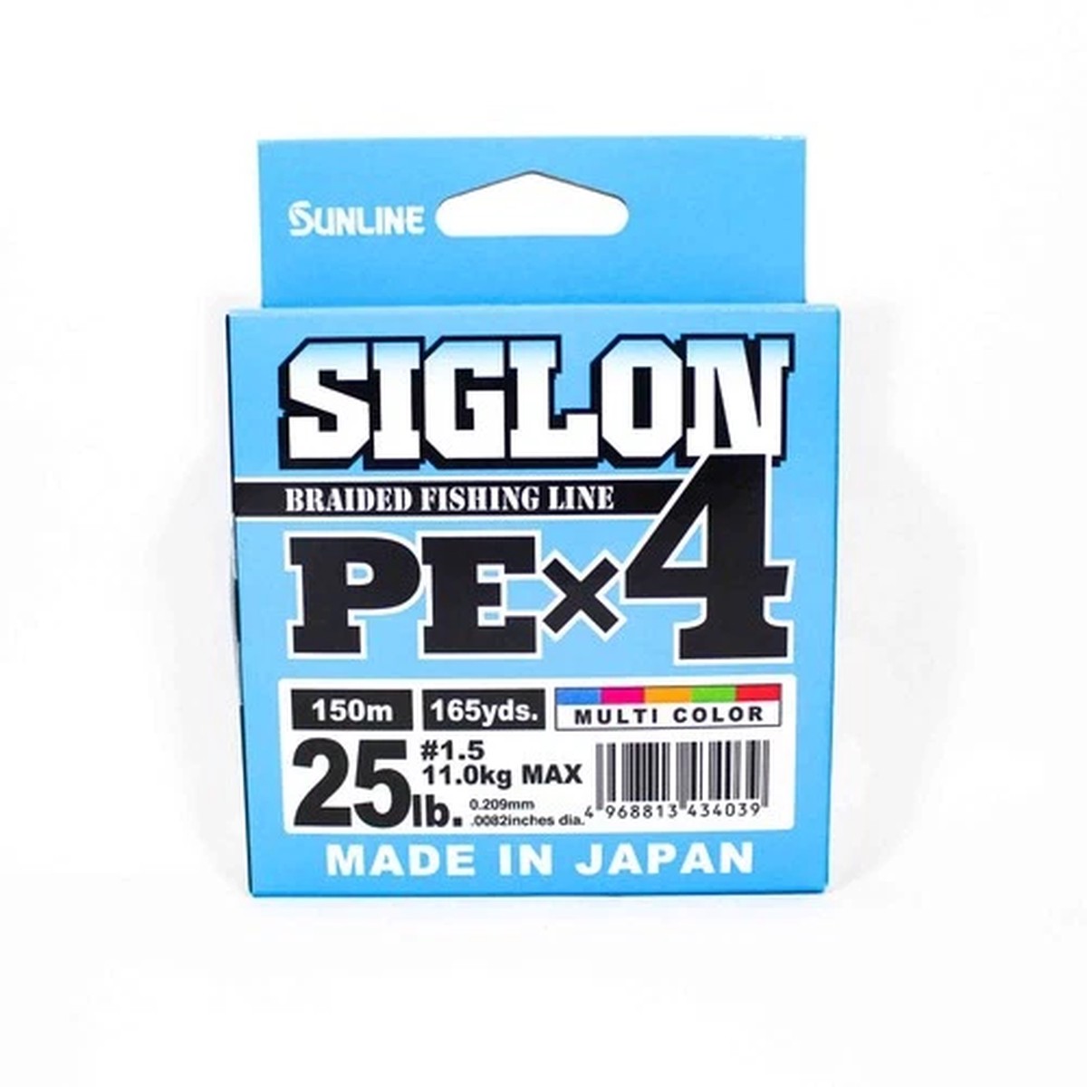 Sunline P.E Line X4 Siglon 150M P.E 1.5 25LB Multi (4039)