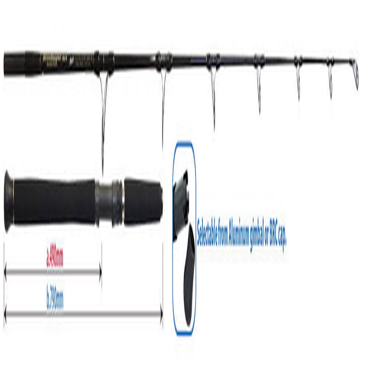 Yamaga Blanks Blue Sniper 81/6 Blacky (Tuna Model)