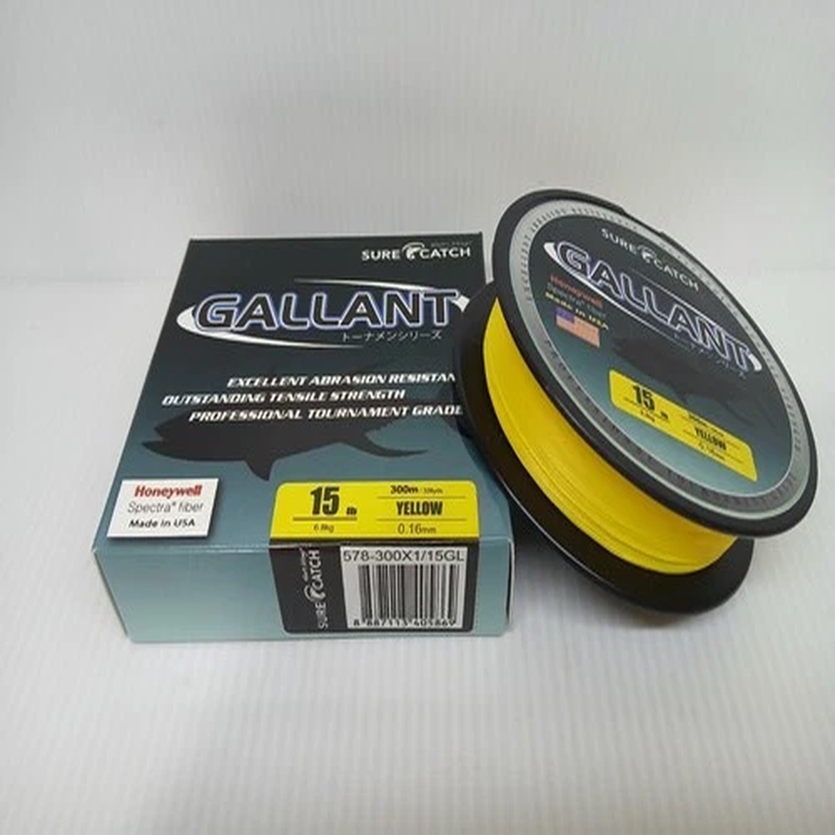 15lb USA Honeywell Spectra Fiber Surecatch Gallant 300m 328yd Fishing Line