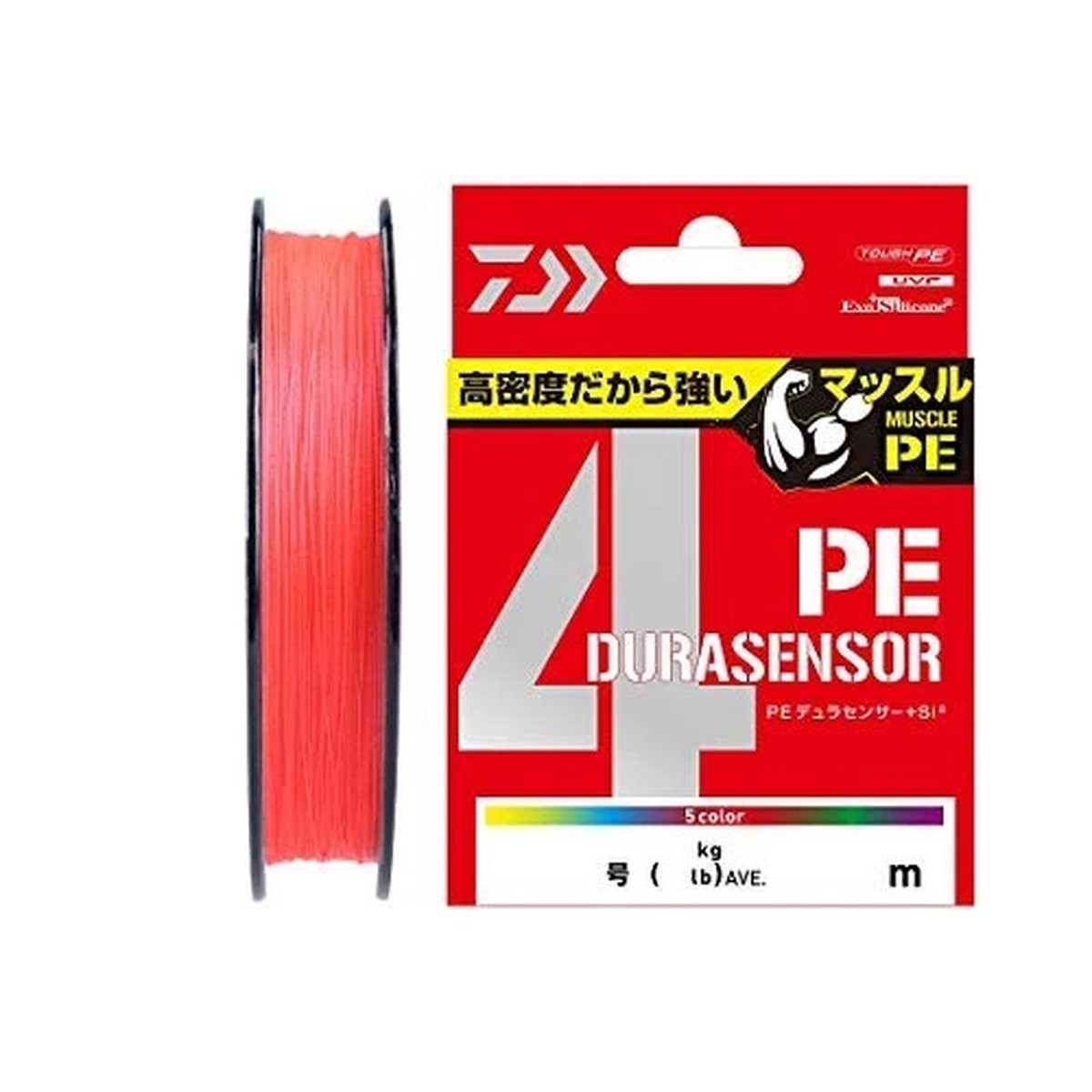 DAIWA PE Line UVF PE Dura-Sensor X4+Si2 No. 3 300m Coral RedNEW