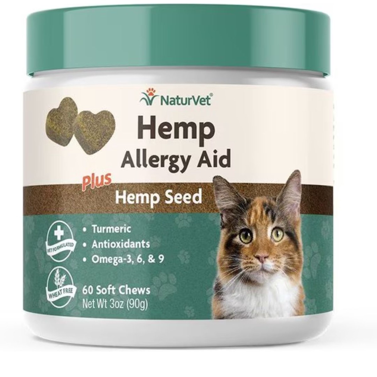 Hemp Allergy Aid CAT Soft Chew – Jar