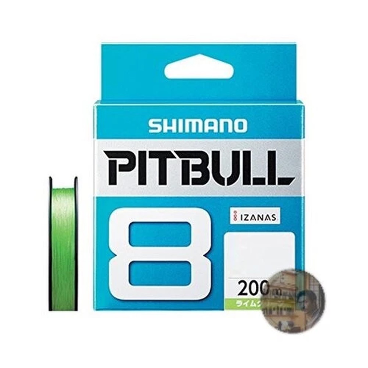 Shimano Pitbull PE Line 8-Strand Braid 200m 2.0 Lime Green 42.8lb PL-M68R New
