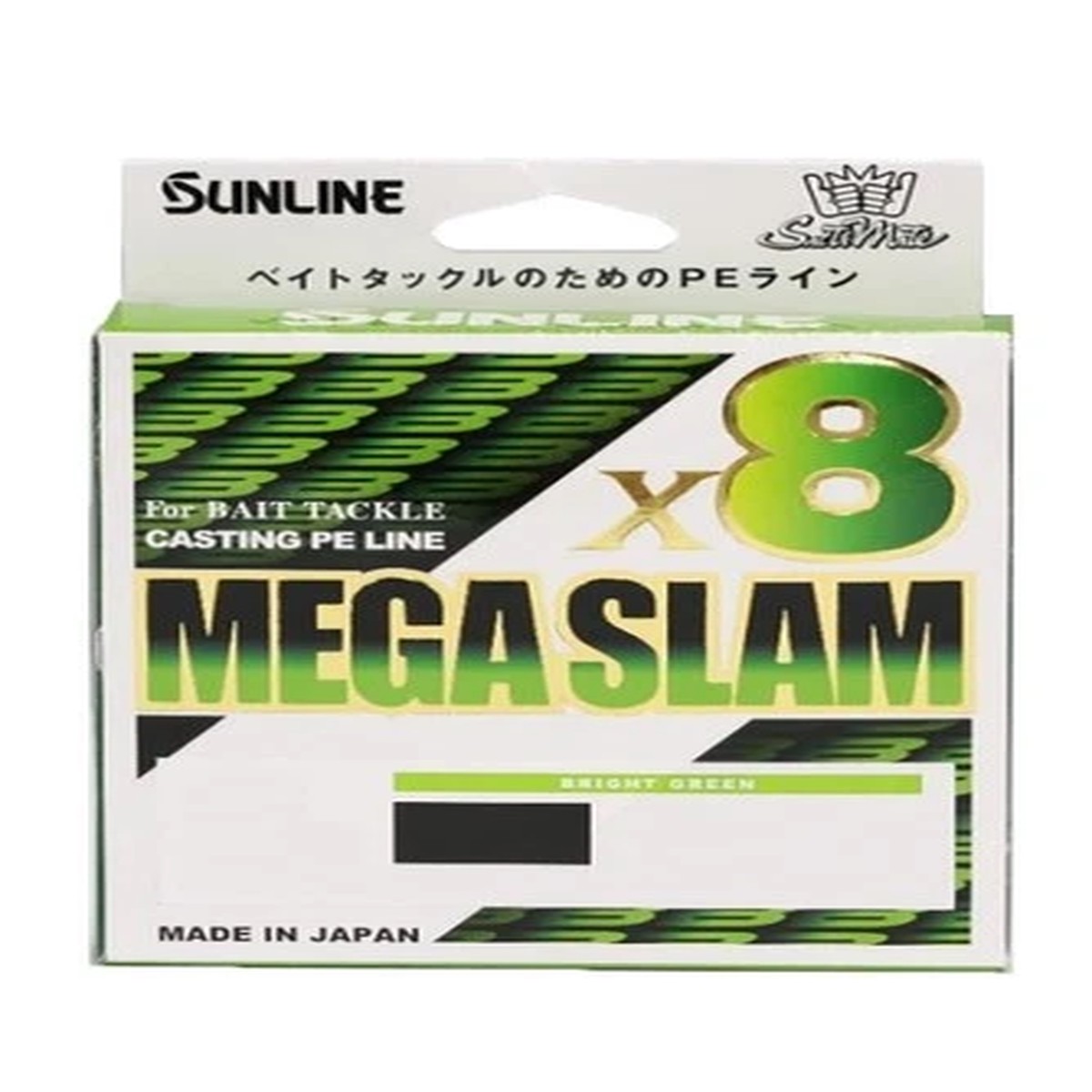 SUNLINE Salty Mate MEGA SLAM Casting PE Line x8 #5 80LB 200m Bright Green NEW