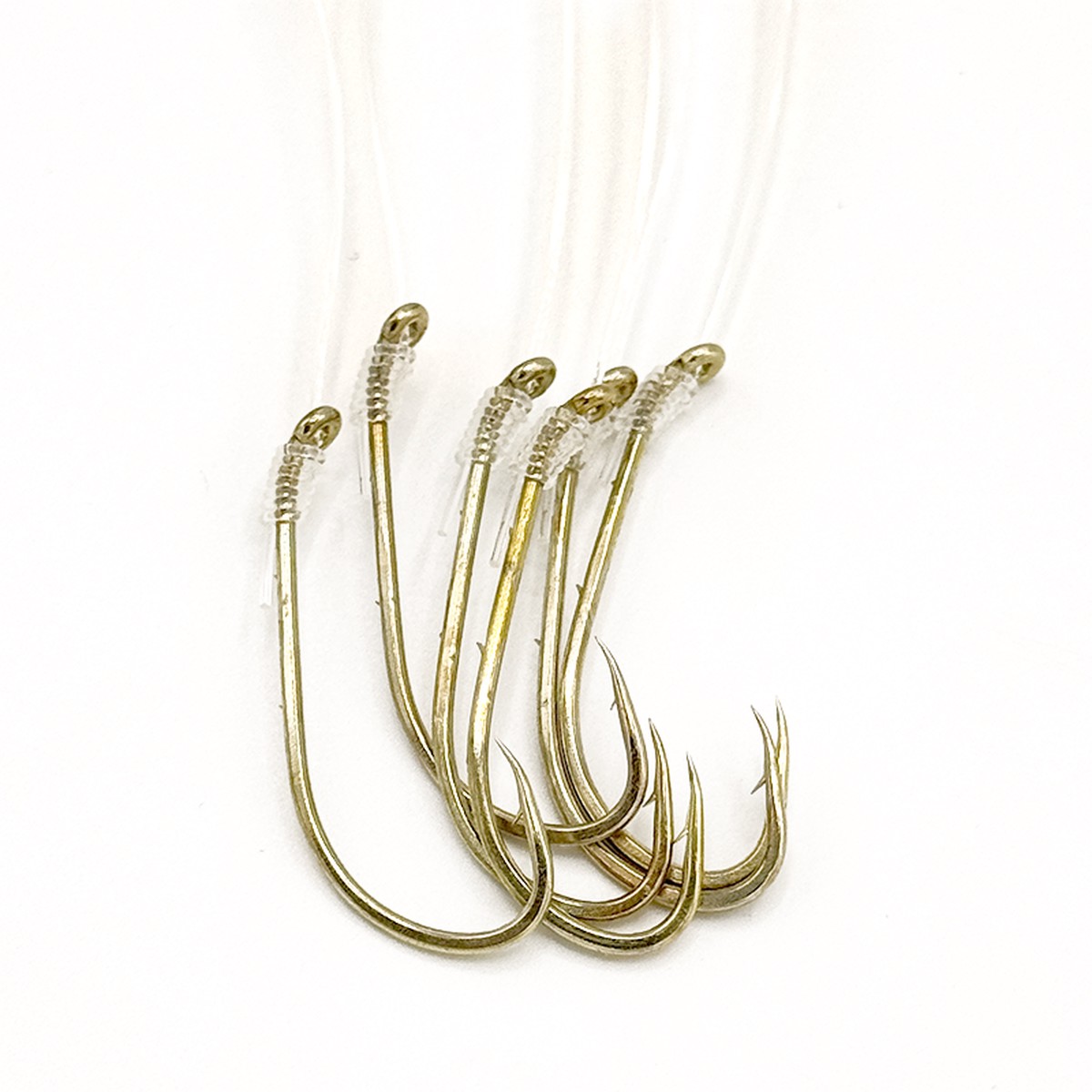 Tide Rite M12GBH Mono Snelled Hooks 6pk for Porgy & Seabass