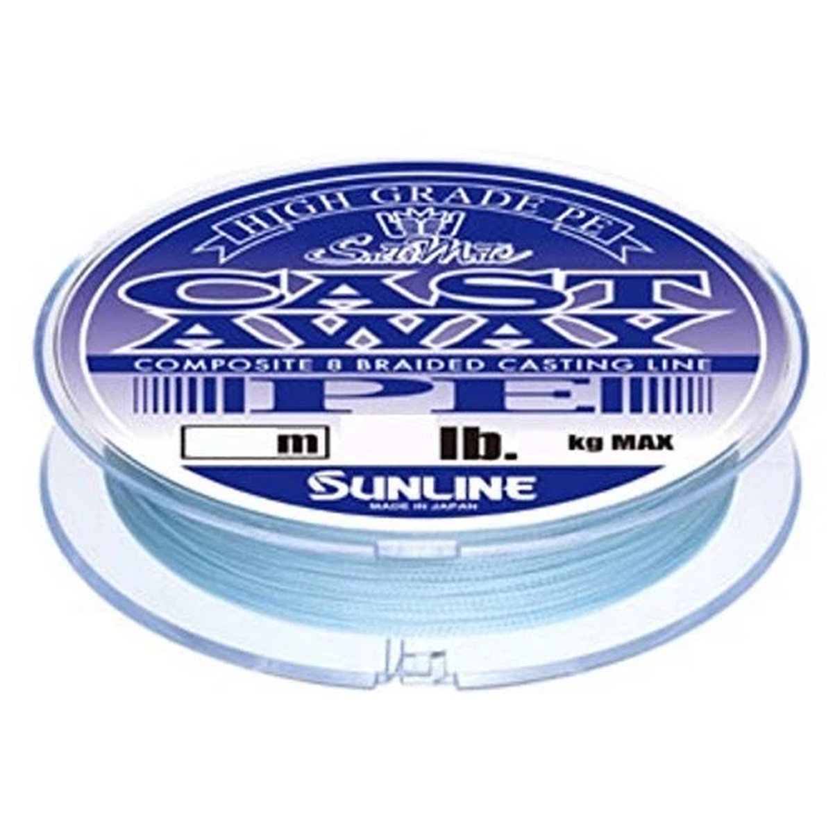 Sunline P.E Line Cast Away 200M 2 25Lb 4890 From Japan
