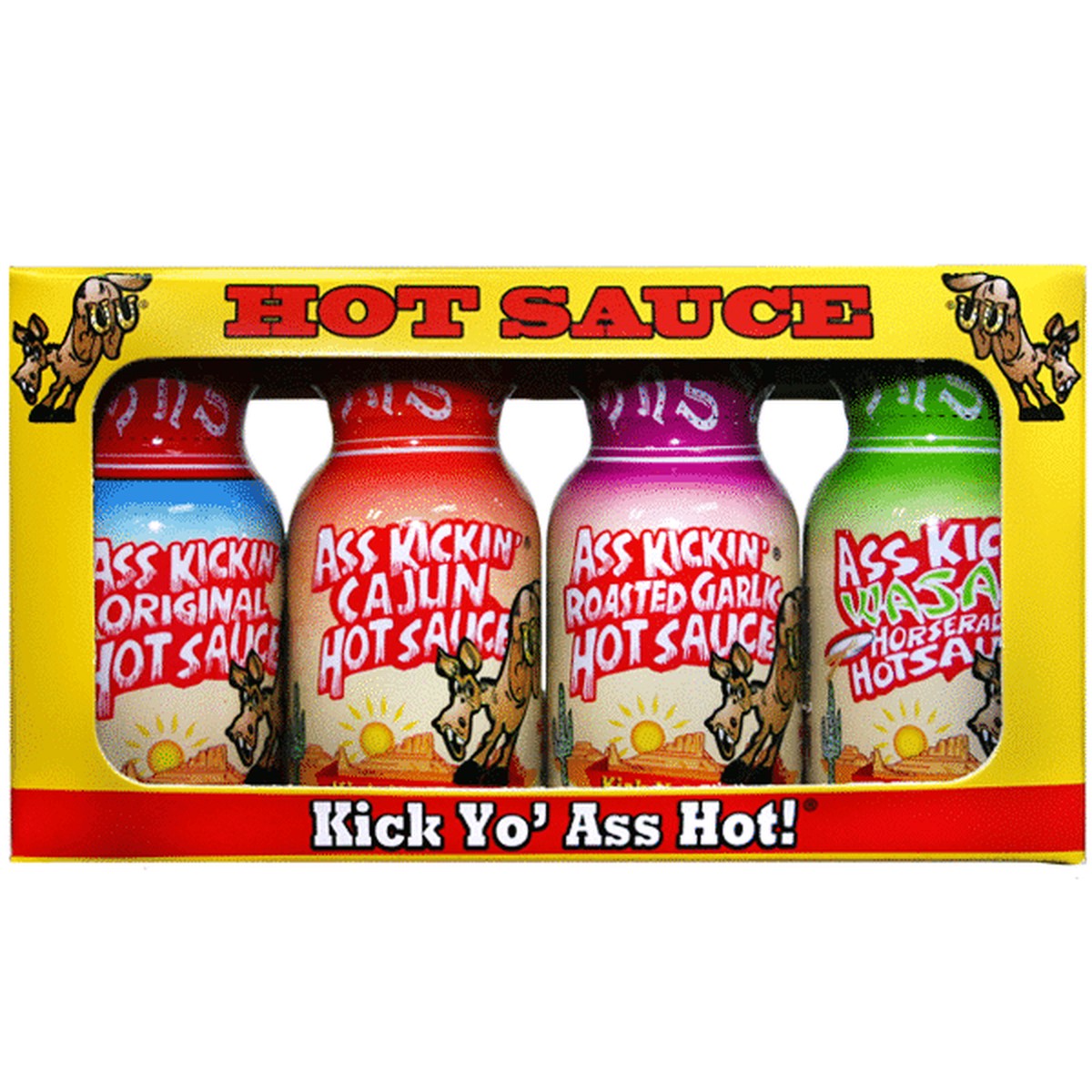 Ass Kickin’ Kick Yo’ Ass Hot! Travel Size – 4 Pack