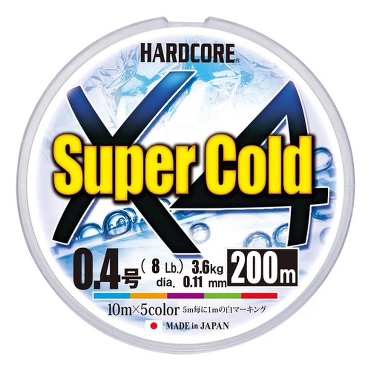 DUEL HARDCORE Supercold X4 Fishing Line [Fishing Line, Fishing Tackle, High Stre