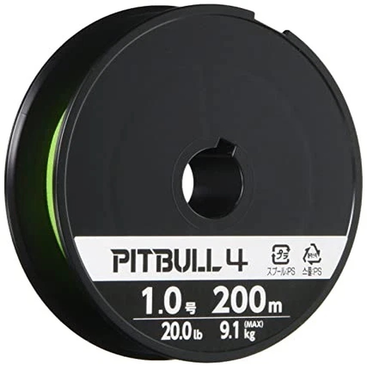 Shimano Pitbull PE Line 4-Strand Braid 200m 1.5 Lime Green 31.7lb PL-M64R New