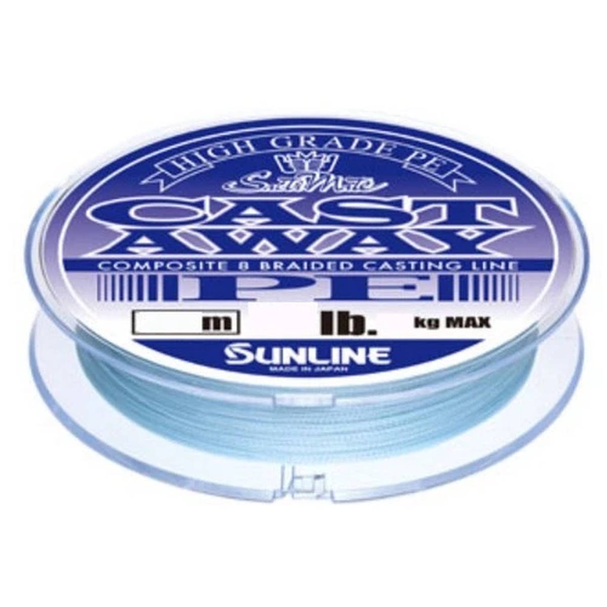 Sunline PE line Saltimate Castaway 200m 40lb 16.5kg Pearl Blue 8 Braid LINE NEW