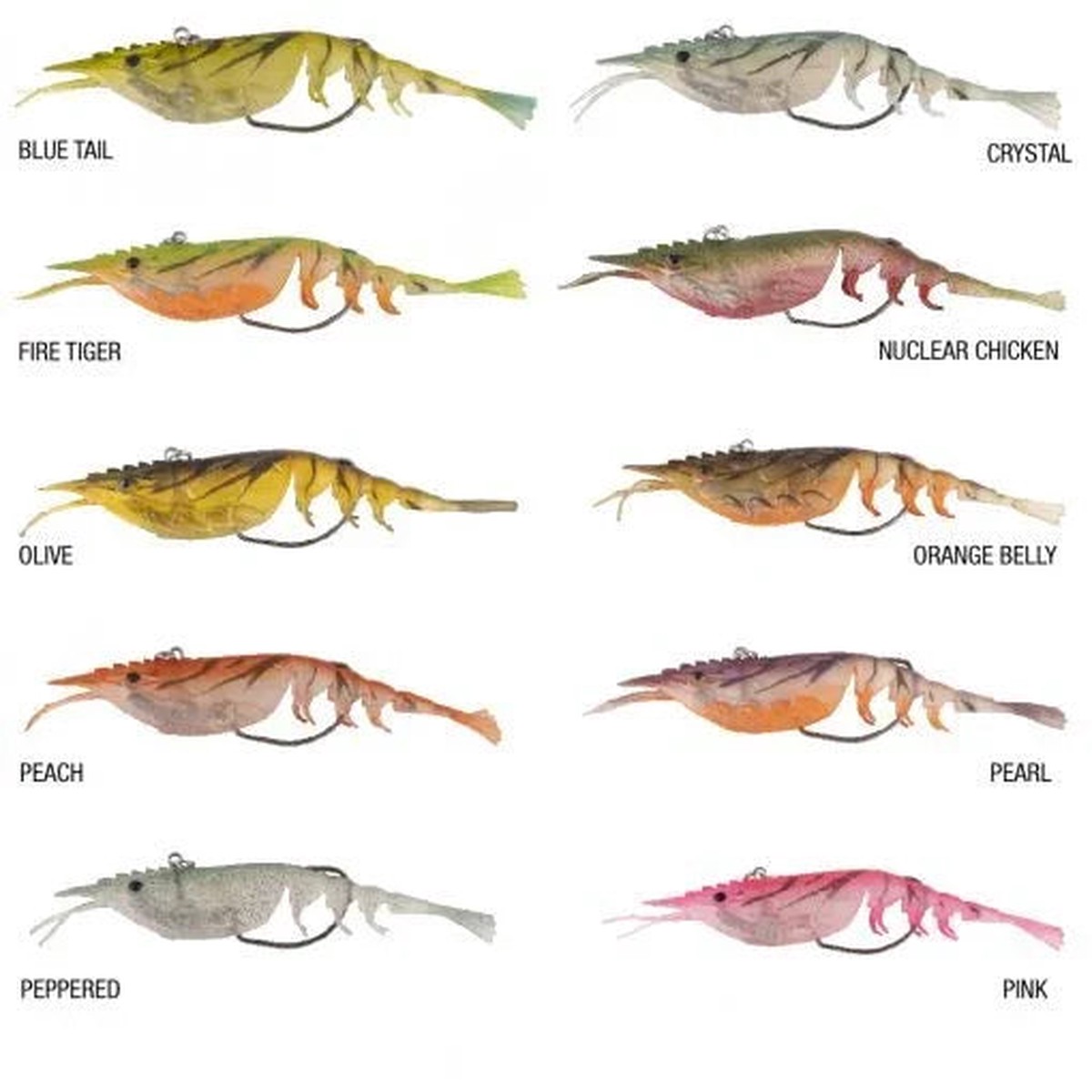 Berkley Shimma Shrimp Weedless Fishing Lure 120mm