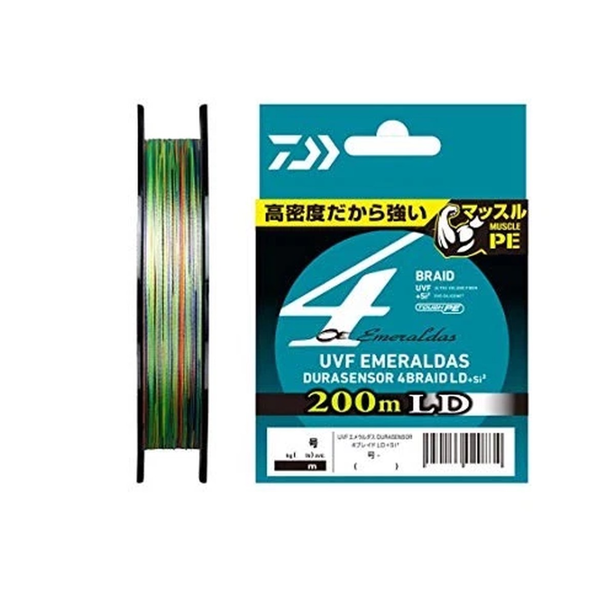 Daiwa (DAIWA) PE Line UVF Emeraldas Dura Sensor LD+Si2 0.6 200m 5 Colors