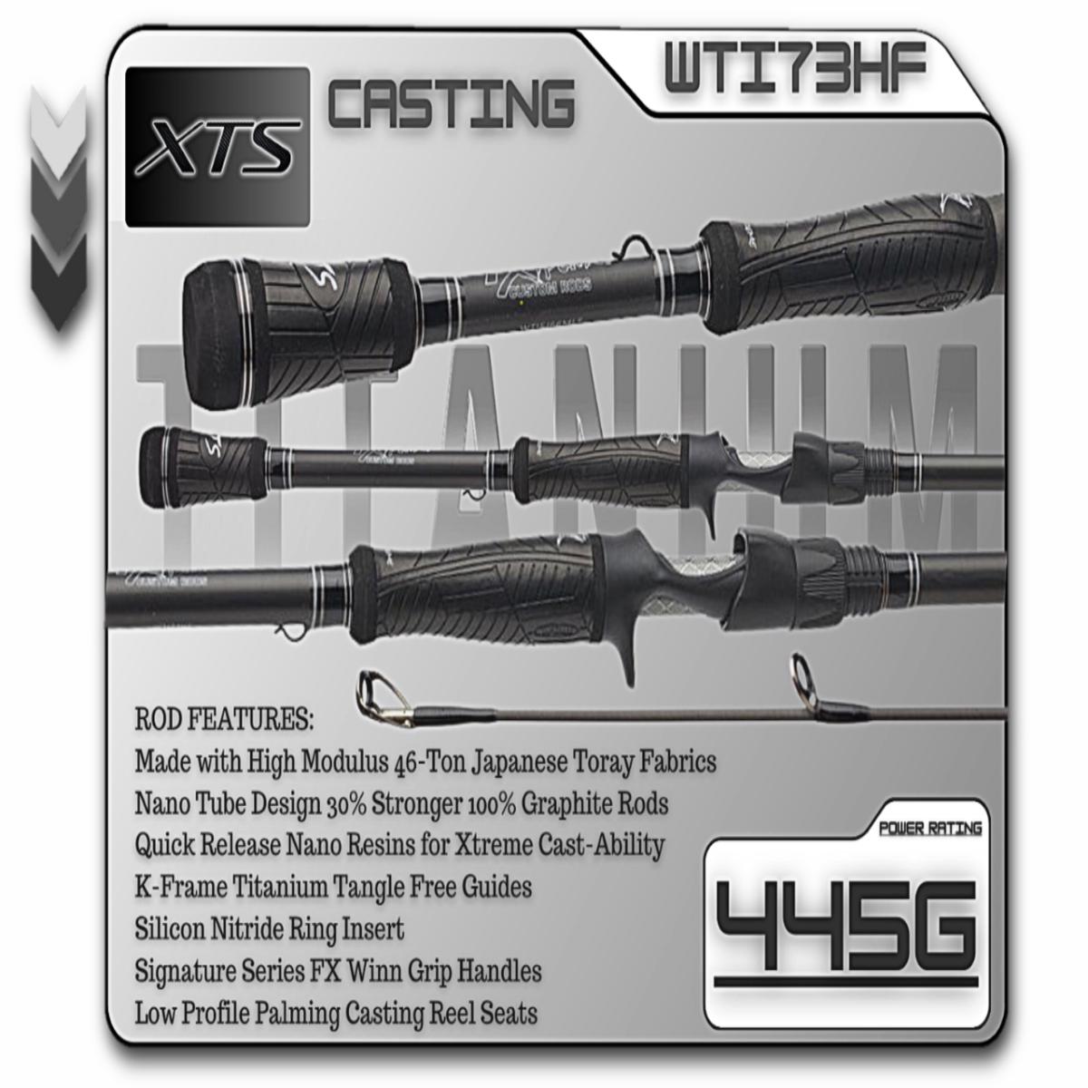 Fish Xtreme Rods WTI73HF 7’3″ Heavy Fast **TITANIUM SERIES**